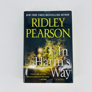 In Harm's Way, a hardcover novel / book by Ridley Pearson - Good Used Condition